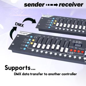 Controller Luci LED DMX 192CH Pknight con Grado di Protezione IP65, Materiale in Rame, Console Illuminazione DJ e KTV per Luci da Palco - Product Image 3