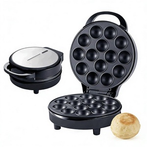 Macchina Elettrica Antiaderente per <span class=keywords><strong>Waffle</strong></span> Rotanti, Piastra per Sandwich e Polpette di Polpo - Product Image 1