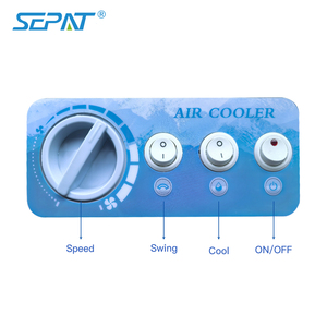 Ventilador <span class=keywords><strong>de</strong></span> <span class=keywords><strong>Aire</strong></span> Evaporativo Portátil Recargable <span class=keywords><strong>de</strong></span> 20L, 24V CC, con Batería y Energía Solar, para el Hogar, Venta al Por Mayor en China - Product Image 5