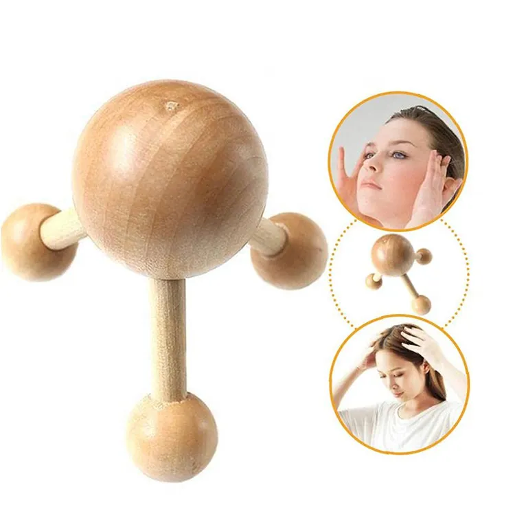 Factory Hot Selling Hout Hoofd Massage Tool Head Scalp Massager Head Massager