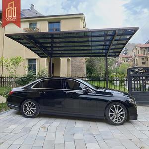 Abri de voiture extérieur en aluminium et polycarbonate en forme de M, abri de jardin, <span class=keywords><strong>garage</strong></span>, place de stationnement extérieure, carport - Product Image 1
