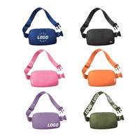 Sac banane unisexe en nylon imperméable avec logo personnalisé, motif fruits, antivol, GPS, pour voyage, randonnée, course à pied