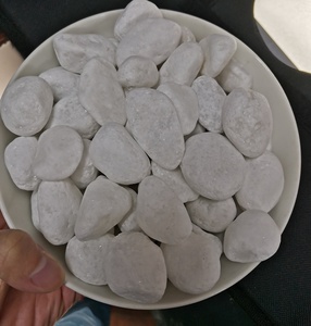 Vente chaude Pierre Naturelle Neige Blanc Caillou Cobble Type pour Extérieur Maison Jardin Pavage et Aménagement Paysager Décor - Product Image 2