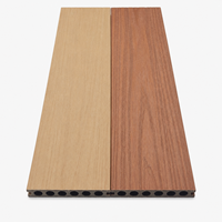 Planches de terrasse en composite bois moderne, co-extrusion WPC, résistantes à l'humidité, écologiques, étanches, à clipser