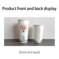 Vaso de papel desechable de doble pared reciclable de alta calidad, marca registrada personalizada, café caliente, leche, té, jugo, bebidas calientes ecológicas