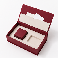 Boîte cadeau en carton ondulé personnalisée OEM, nouvelle arrivée, couleur personnalisée, ensemble de boîtes à bijoux, boîte cadeau magnétique pour l'expédition