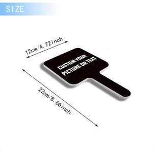 Private Label LOGO ABS Plastic Small Compact Handheld <b>Square</b> Makeup Mirror Custom Cosmetic Hand Mirror for Women - Product Image 6