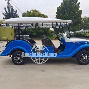 Autobús Eléctrico de Lujo Vintage de Última Generación, 8 Plazas, Coche Clásico con Batería de Plomo-Ácido, Velocidad Máxima de 60 km/h para Turismo y Hostelería - Product Image 1