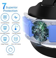 Sangle de tête VR avec batterie de 6000 mAh pour casque VR Meta Quest 3, accessoires Quest 3, sangle de tête réglable