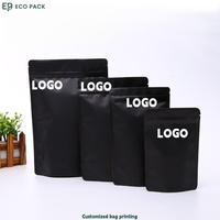 Sac en aluminium sous vide personnalisé ECOPACK pour céréales, céréales diverses, thé, café, aliments, emballage autoportant