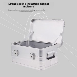Boîte de rangement pliable en alliage d'aluminium Aoanwang 30L 50L 80L Grande capacité Conteneur de camping en plein air - Product Image 2
