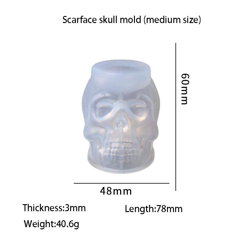 Moule de crâne Scarface (taille moyenne)