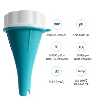 Testeur multi-paramètres (pH/EC/TDS/ORP/CL/température) avec application, instrument intelligent de surveillance de la qualité de l'eau de piscine