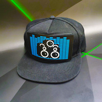 Gorro Inteligente con Pantalla LED Desmontable, Ajustable y Activado por Sonido
