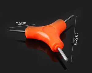 ประแจหกเหลี่ยมรูปตัว Y 3 in 1 แบบเมตริก DIY OEM H2.5-3-4 มม. H3-4-5 มม. H4-5-6 มม. H5-6-8 มม. ไขควงรวมประแจ TGH012 - Product Image 2