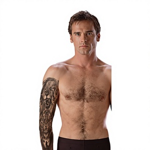 Tatuaje Temporal Realista de Animales con Transferencia de Agua, Calcomanía de Manga Completa para Brazo, Arte Corporal Personalizado para Hombres y Mujeres - Product Image 2