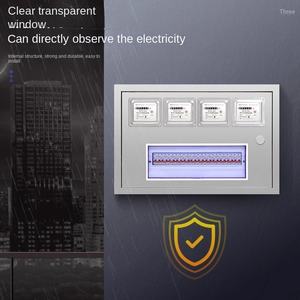 Boîte de panneau de commande électrique en acier inoxydable imperméable à la maison avec interrupteur de distribution d'éclairage 32A pour équipement électrique - Product Image 4