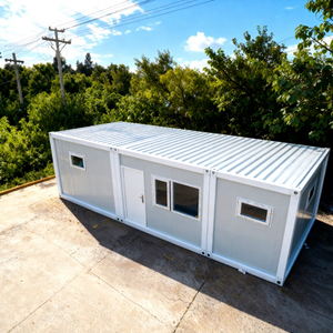Maison conteneur en acier à bas <span class=keywords><strong>prix</strong></span> 2025, assemblage rapide, préfabriquée, portable, mobile, pour bureau, lieu de travail - Product Image 1