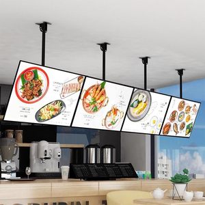 Aluminum Frame LED <b>Advertising</b> <b>Light</b> <b>Box</b> Rectangle Ceiling Mount Backlit Display For Restaurant Menu Board Signs - Product Image 1