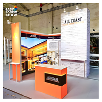 Étagère de présentation portable 10-10 imprimée personnalisée, caissons lumineux publicitaires pour équipement d'exposition, stand d'exposition et étagère