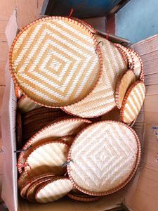 Cesta de bambú natural Vietnamita para la decoración del hogar y el jardín, cestas de bambú al por mayor - Product Image 6