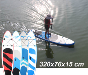 บอร์ดไม้พายแบบยืนขึ้น320*76*<span class=keywords><strong>15</strong></span>ซม. HD คุณภาพสูงรองรับน้ำหนักได้160กก. มี4สีสำหรับการใช้งานในทะเลสาบแม่น้ำ - Product Image 2