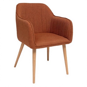 Fauteuil <span class=keywords><strong>Atmosphera</strong></span>-Visoca Amber en tissu texturé avec structure en métal L 60 X D 57 cm - Design contemporain pour salle à manger et salon - Product Image 4