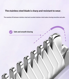 Tondeuse à cheveux rechargeable, rasoir électrique, outil d'épilation multi-usage avec coins arrondis sécurisés, prix d'usine économique - Product Image 3