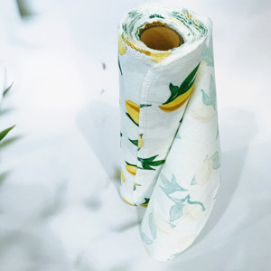 Rouleau de serviettes de Table en <span class=keywords><strong>coton</strong></span> réutilisable écologique, papier de nettoyage en Fiber de bambou - Product Image 4