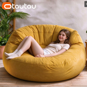 Funda Gigante <span class=keywords><strong>para</strong></span> Puff de Chenilla Impermeable <span class=keywords><strong>para</strong></span> Exteriores OTAUTAU de 4 pies, Sofá Cama <span class=keywords><strong>para</strong></span> Piscina SF386, Sin <span class=keywords><strong>Relleno</strong></span>, Por Favor, Rellénalo Tú Mismo - Product Image 5