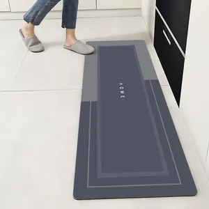 Fast Drying Non-Slip Kitchen Floor Mat For Home Water Absorbent Anti Fatigue Kitchen Mat