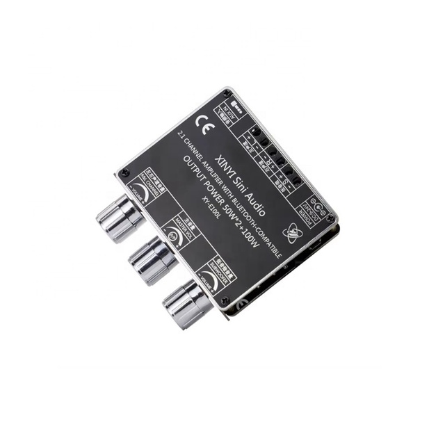 Module XY-E100L 2.1 Channel Amplifier with BT-Compatible Output Power 50W*2+100W Power Audio Stereo Amplifier Module