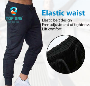 Pantalones de entrenamiento de compresión para hombre de alta calidad, pantalones deportivos de pista atléticos transpirables, productos deportivos y de entretenimiento - Product Image 2