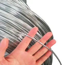 Hot dipped 2mm diameter galvanized wire Pvc Packaging Cutting Galvanized Steel Wire Cable 6mm 7 Mm Q1 95 Aisi