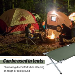 Lit de camping pliable Kango pour adultes, lit tactique robuste avec <span class=keywords><strong>sac</strong></span> de transport, lit de camp portable pour les voyages en plein air - Product Image 5