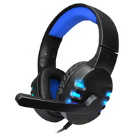 Headset Peredam Kebisingan Desain Terbaru 2021 dengan Mikrofon Stereo RGB Gaming PS4 Headband Headset Portabel untuk PC