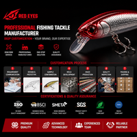REDEYES VIB-3 Leurre dur en plastique, appât simulé, coulant, pour toutes les couches d'eau, pour la pêche au saumon en rivière, vente en gros OEM
