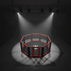 วงแหวน<span class=keywords><strong>มวย</strong></span>แบบกรง MMA สำหรับการแข่งขันระดับมืออาชีพกรงทรงแปดเหลี่ยมพร้อมโลโก้พิมพ์แบบกำหนดเองได้ - Product Image 1