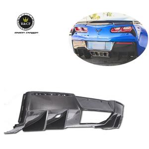 <span class=keywords><strong>C7</strong></span> <span class=keywords><strong>Corvette</strong></span> <span class=keywords><strong>Stingray</strong></span> RZA Style Lèvre de diffuseur de pare-chocs arrière en fibre de carbone pour Chevrolet <span class=keywords><strong>Corvette</strong></span> <span class=keywords><strong>C7</strong></span> - Product Image 1