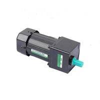 220V 110V 1/3 phase moteur à engrenages à courant alternatif frein électromagnétique moteur à engrenages 60W ~ 200W moteur de frein avec boîte de réduction et frein