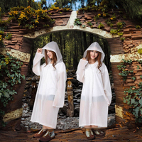 Imperméable personnalisé avec logo XL, imperméable en EVA pour l'extérieur, léger, respirant, portable, réutilisable, pour adultes, garçons et filles