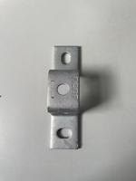 Connecteur de fixation triangulaire en U à 5 trous en acier galvanisé industriel et en zinc pour profilé en U