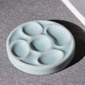 Paleta Redonda Multifuncional <span class=keywords><strong>de</strong></span> Cerámica <span class=keywords><strong>para</strong></span> Tinta, <span class=keywords><strong>Pintura</strong></span>, <span class=keywords><strong>Pintura</strong></span> China, Gouache, Acrílico - Arte <span class=keywords><strong>para</strong></span> Estudiantes, <span class=keywords><strong>Pintura</strong></span> Artística <span class=keywords><strong>para</strong></span> Estudiantes - Product Image 6
