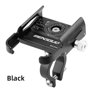 حامل هاتف محمول قابل للتعديل من الألومنيوم لمقود الدراجة والدراجة النارية والسكوتر - Product Image 6