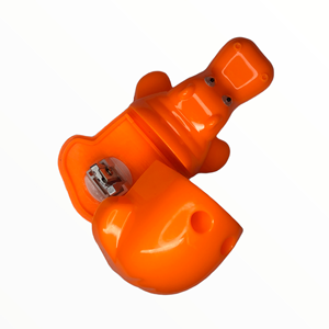 Taille-crayon en plastique en forme d'hippopotame - Product Image 1