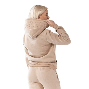 Felpa Casual Versatile con Cappuccio in Cotone per Uomo o <span class=keywords><strong>Donna</strong></span> Abbigliamento Invernale di Marca alla Moda con Stampa a Rilievo - Product Image 2