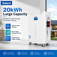Monitor WiFi Inteligente Solard de 16 kWh para Apartamentos Modernos, Sistema de Almacenamiento de Energía Solar de Alto Rendimiento y Calidad Superior