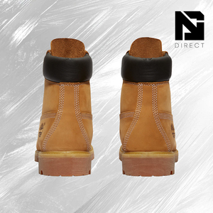 Botas Premium de 6 Pulgadas 'Wheat', Botas Impermeables con Cordones en el Tobillo, Punta Redonda, Botas de Cuero Estilo Martin, Antideslizantes, para Todas las Estaciones - Product Image 4