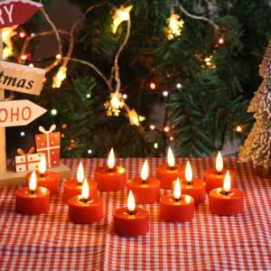 <span class=keywords><strong>Bougie</strong></span> <span class=keywords><strong>LED</strong></span> en plastique de Mermei - Fonctionne avec piles, télécommande, <span class=keywords><strong>flamme</strong></span> 3D pour les anniversaires, la décoration de la maison, les fêtes - Product Image 2