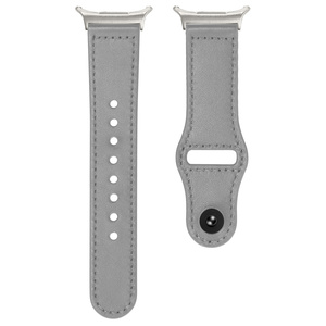 Correa de reloj de cuero <span class=keywords><strong>para</strong></span> Galaxy Watch 7 Ultra 47mm Correa de reloj Correas <span class=keywords><strong>samsung</strong></span> galaxy Watch 8ultra 47mm Sin huecos Pulsera de extremo Curvo - Product Image 3